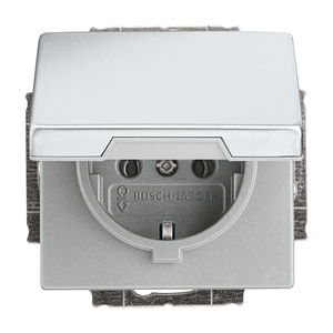 SCHUKO® Steckdosen-Einsatz mit Klappdeckel