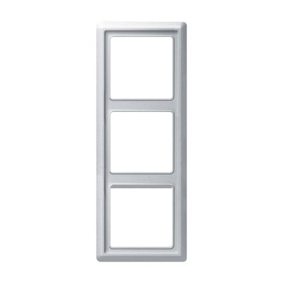 Abdeckrahmen 3-fach alusilber - Allwetter 44® (IP44)   