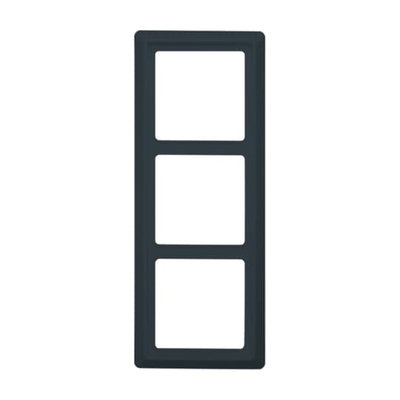 Abdeckrahmen 3-fach anthrazit - Allwetter 44® (IP44)   