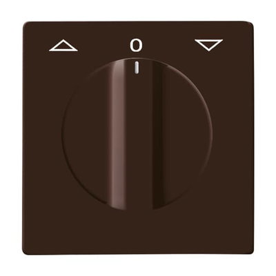 Zentralscheibe mit Aufdruck Symbol "Pfeile" und "0" für Jalousie, Drehknopf