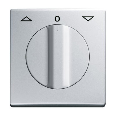 Zentralscheibe mit Aufdruck Symbol "Pfeile" und "0" für Jalousie, Drehknopf