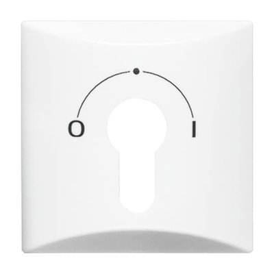 Zentralscheibe mit Aufdruck Symbol "0 und 1" für Jalousie, Schlüsselschalter