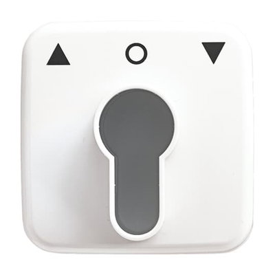 Zentralscheibe mit Aufdruck Symbol "Pfeile" und "0" für Jalousie,
