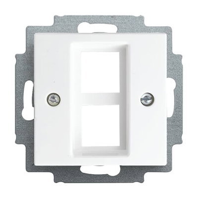 Zentralscheibe mit Tragring 2-fach, Modular-Jack Busch-balance® SI   