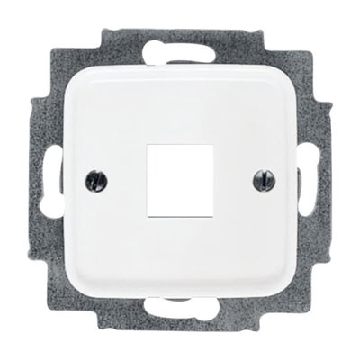 Zentralscheibe Modular-Jack-Einsatz, Keystone 1-fach alpinweiß - Reflex SI   
