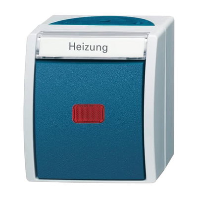 Wippkontrollschalter/Heizungsschalter Ausschaltung, 2-polig   