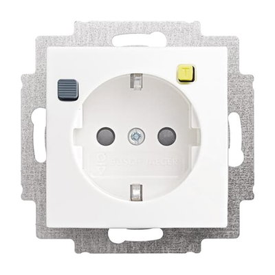 FI-SCHUKOMAT SCHUKO® Steckdosen-Einsatz mit Fehlerstrom-Schutzschalter
