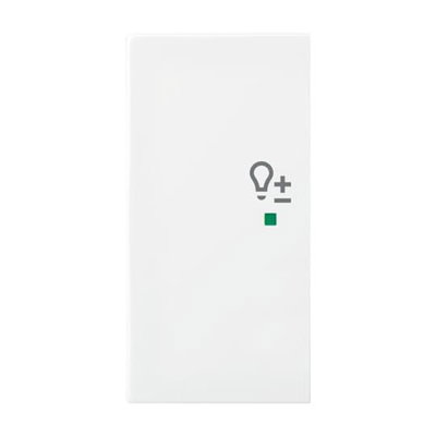 Wippe 2-fach links, mit Symbol "Dimmer"  Busch-balance® SI   
