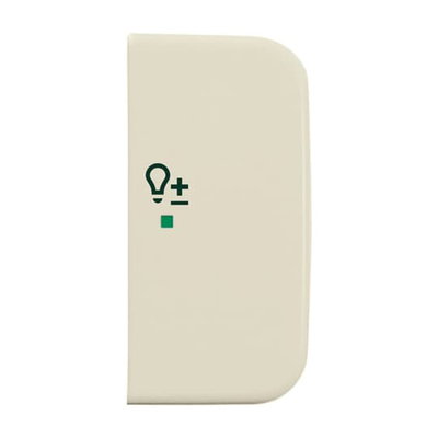 Wippe 2-fach rechts, mit Symbol "Dimmer"   