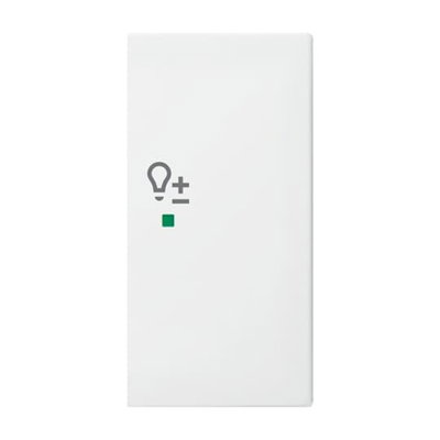 Wippe 2-fach rechts, mit Symbol "Dimmer"  Busch-balance® SI   