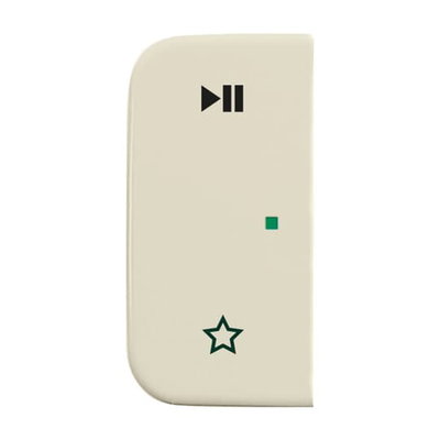 Wippe 2-fach links, mit Symbol "Play/Pause"   