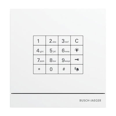 Außenstation mit Tastatur-Modul, weiß   