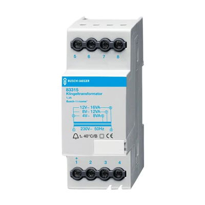 Klingeltransformator, 12 V AC 1,3 A   