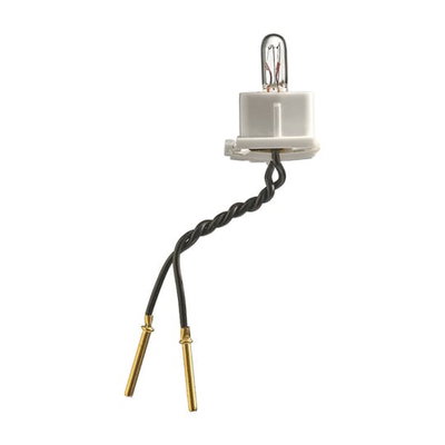 Beleuchtungseinsatz mit Anschlussleitung für Taster Glühlampe/weiß, 40 mA, 12 V