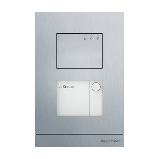 Außenstation Audio, 1-fach, aluminium
