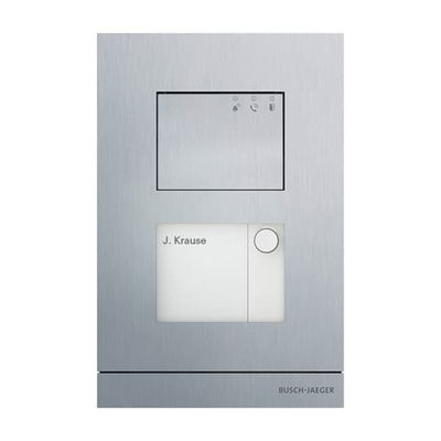Außenstation Audio, 1-fach, aluminium   