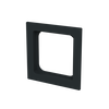 Zwischenring 50x50 mm Kommunikations-Steckverbinder schwarz - Busch-art linear®