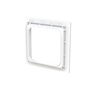 Zwischenring 50x50 mm Kommunikations-Steckverbinder weiß - Busch-art linear®   