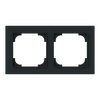 Abdeckrahmen 2-fach schwarz matt - Busch-art linear®   
