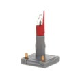 Steck-Glimmlampe für Schalter/Taster Glimmlampe/orange, 0.4 mA, 230 V rot