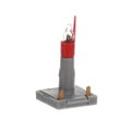 Steck-Glimmlampe für Schalter/Taster Glimmlampe/orange, 0.4 mA, 230 V rot