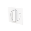 Zentralscheibe mit Aufdruck Symbol "1-2-3" für Stufenschalter, Drehknopf