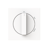 Zentralscheibe mit Aufdruck Symbol "1-2-3" für Stufenschalter, Drehknopf