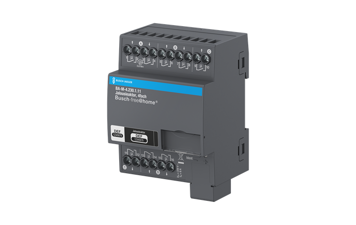 Jalousieaktor, 4fach 230 V, REG für Busch-free@home® – Bild 4 von 4