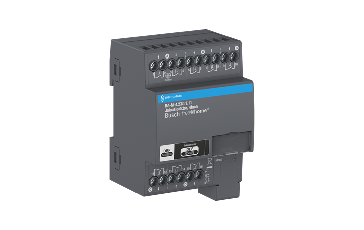 Jalousieaktor, 4fach 230 V, REG für Busch-free@home® – Bild 3 von 4