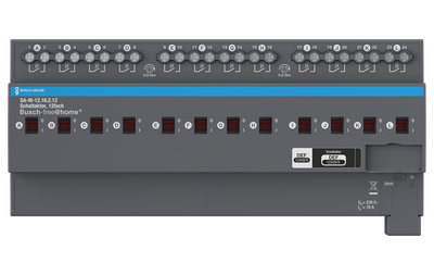 Schaltaktor, 12fach 16 A, REG für Busch-free@home®   