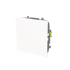 Zentralscheibe für Blindabdeckung 1-fach mit Tragring weiß - Busch-art linear®
