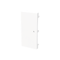 Wippe 2-fach links/rechts, ohne Bedruckung mit kleiner transparenter Kalotte