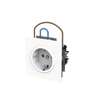Busch-steplight® SCHUKO® Steckdosen-Einsatz Safety+ mit LED