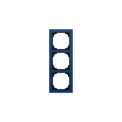 Abdeckrahmen 3-fach blauglas - Busch-art linear®   