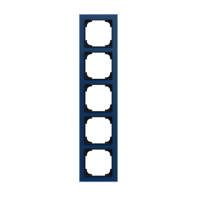 Abdeckrahmen 5-fach blauglas - Busch-art linear®   