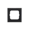 Abdeckrahmen 1-fach schwarz matt - future® linear - matt   