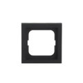 Abdeckrahmen 1-fach schwarz matt - future® linear - matt