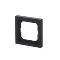 Abdeckrahmen 1-fach schwarz matt - future® linear - matt
