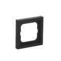 Abdeckrahmen 1-fach schwarz matt - future® linear - matt