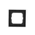 Abdeckrahmen 1-fach schwarz matt - future® linear - matt