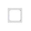 Zwischenring 50x50 mm Kommunikations-Steckverbinder studioweiß matt - Plattform
