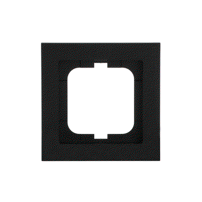 Abdeckrahmen 1-fach schwarz - Busch-axcent®   