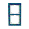 Abdeckrahmen 2-fach Glas Ozean - Busch-axcent® pur   