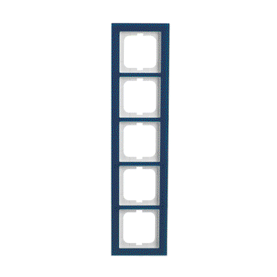 Abdeckrahmen 5-fach Glas Ozean - Busch-axcent® pur   