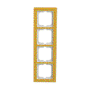 Abdeckrahmen 4-fach Glas Sonne - Busch-axcent® pur   