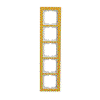 Abdeckrahmen 5-fach Glas Sonne - Busch-axcent® pur   