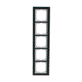Abdeckrahmen 5-fach Glas Auster - Busch-axcent® pur   