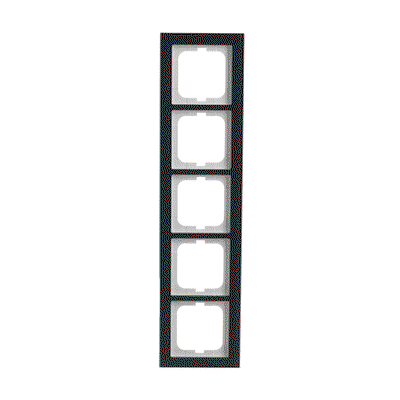 Abdeckrahmen 5-fach Glas Auster - Busch-axcent® pur   