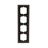 Abdeckrahmen 4-fach papierbraun - Busch-axcent® pur   