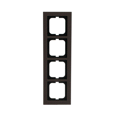 Abdeckrahmen 4-fach papierbraun - Busch-axcent® pur   